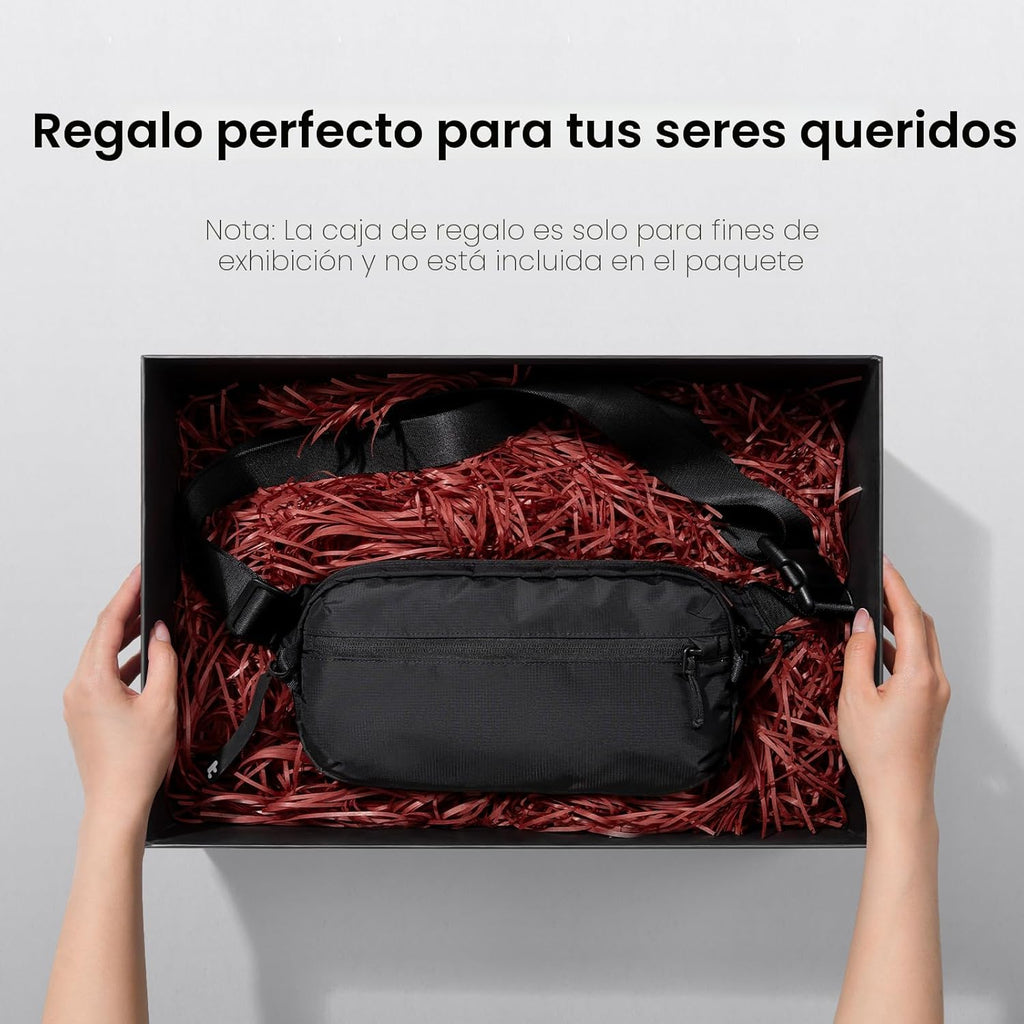 tomtoc Bolso de 1.5L-3.5L con bloqueo RFID, mochila cruzada minimal...