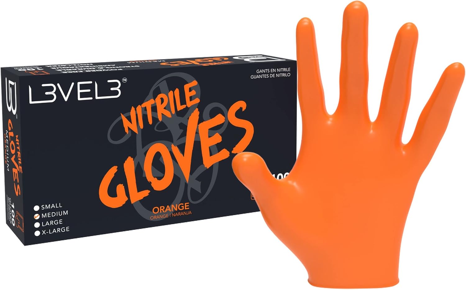L3 Guantes de Nitrilo Nivel 3 - Guantes Desechables Profesionales d...
