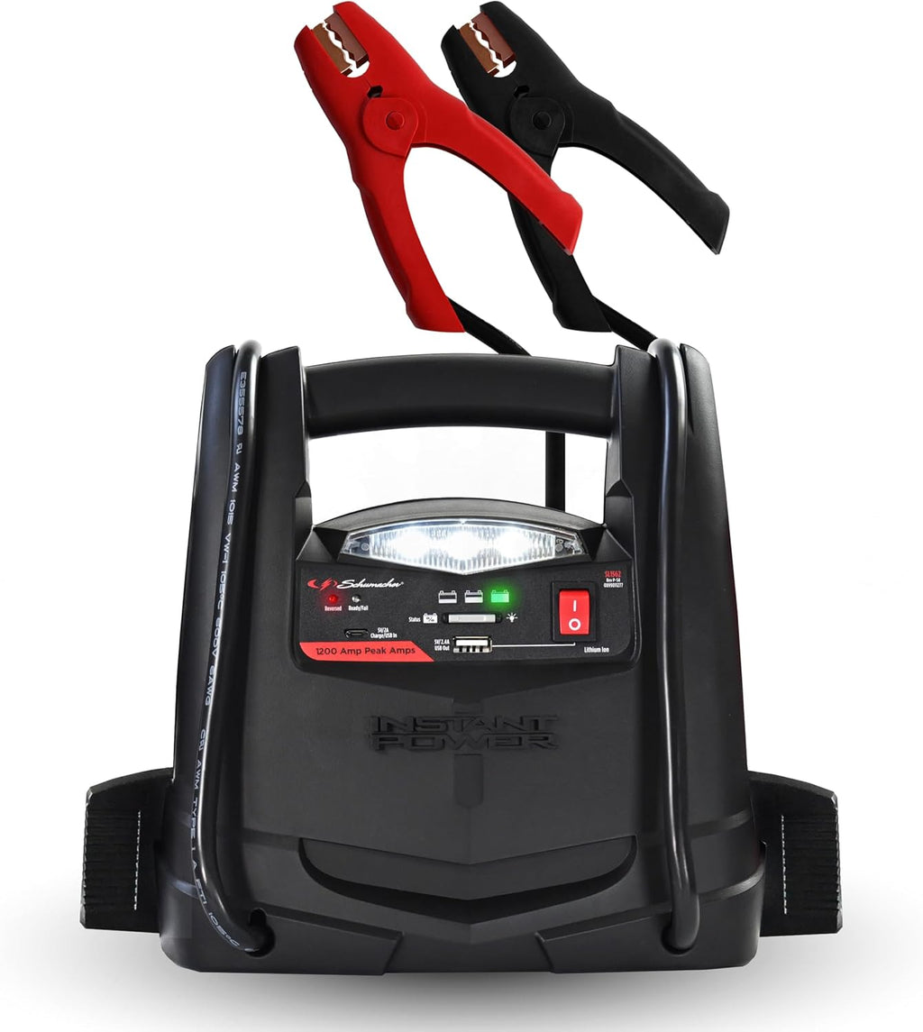 Schumacher Electric 1200A Arrancador de batería de litio para auto...