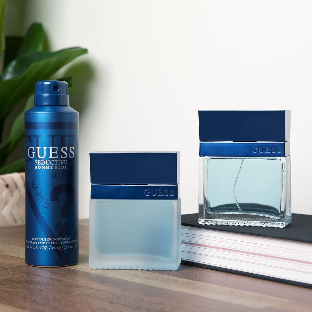 GUESS Fragrance Seductive Homme Blue Eau De Toilette Spray para Hom...