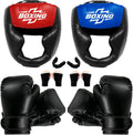 Protector de cabeza de Sparring con guantes, 8 piezas - Casco de se...