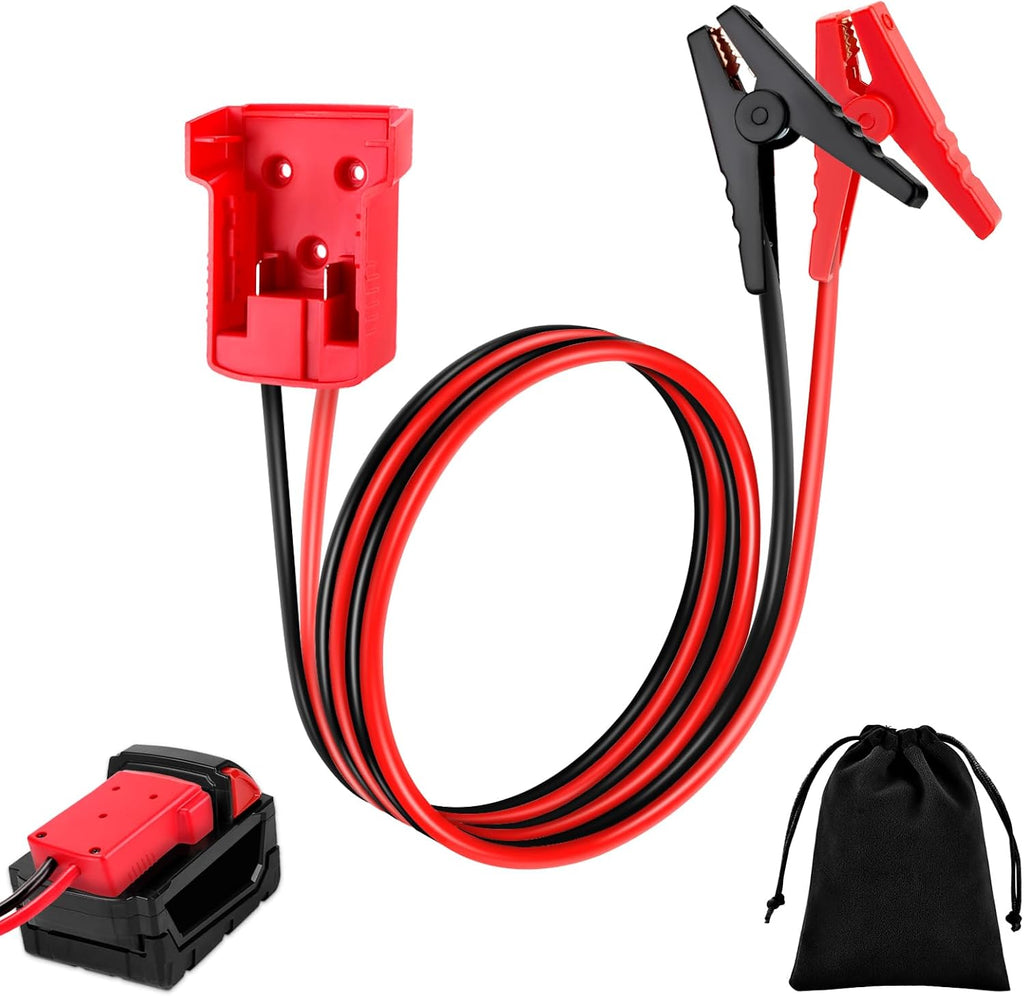 Cables de arranque para batería Milwaukee M18 de 18 V, cable de ref...