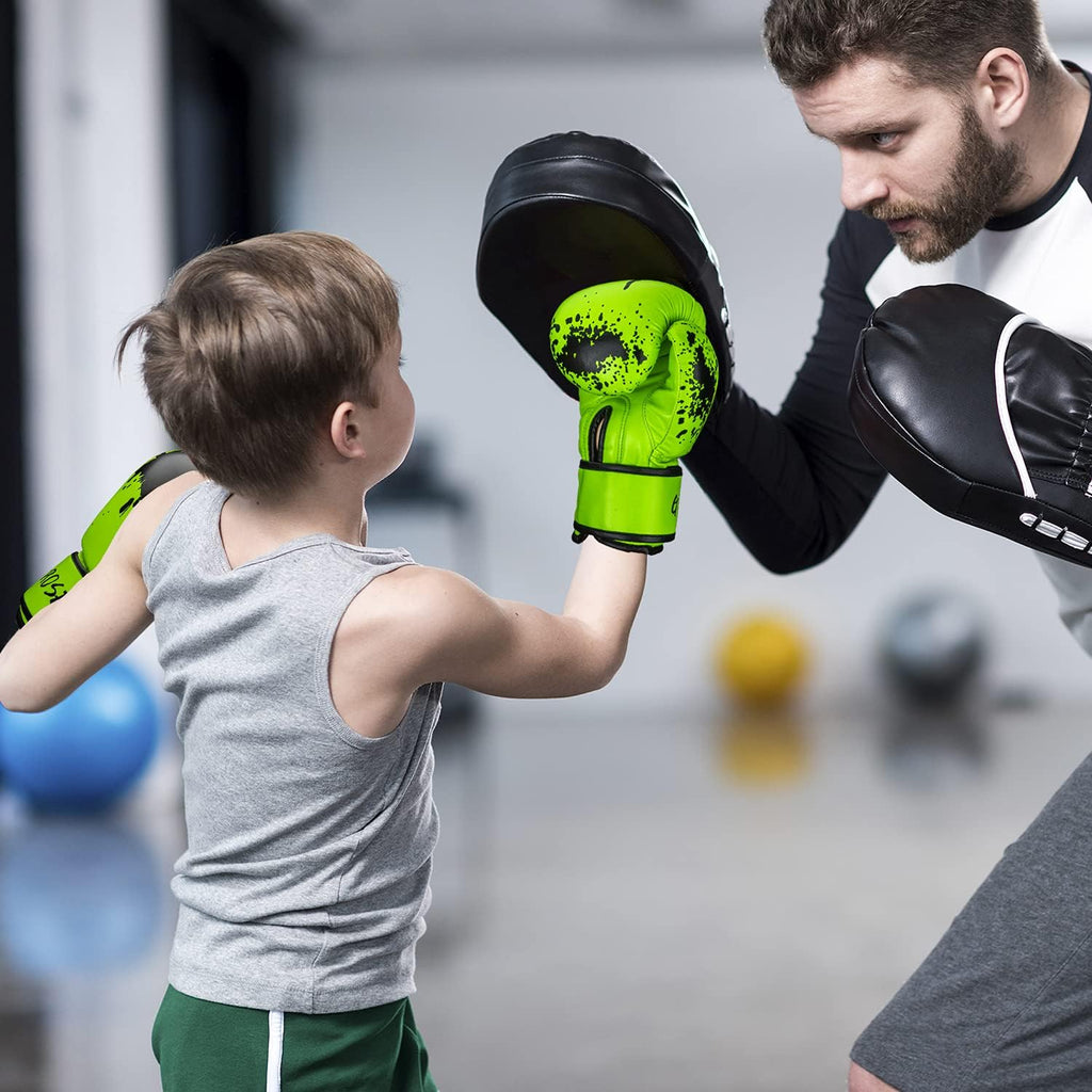 Guante de boxeo para niños, 6 onzas, 8 onzas, guantes de entrenamie...