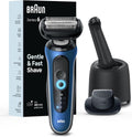 Braun Afeitadora eléctrica para hombre, serie 6 6172cc, afeitado hú...