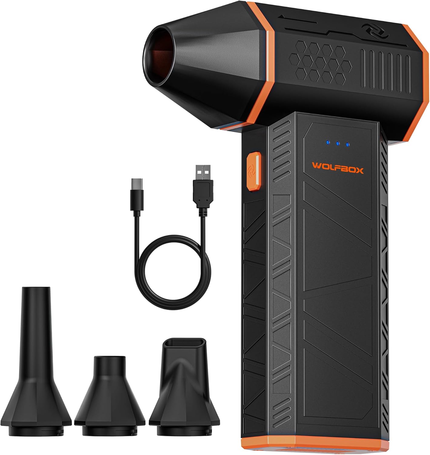 WOLFBOX MF50 Plumero de aire comprimido - Soplador eléctrico de air...