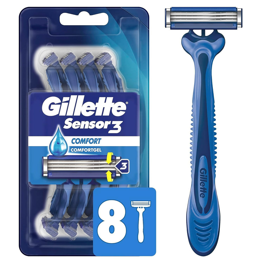 Maquinillas de afeitar desechables Gillette Sensor3 Comfort para ho...