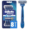 Maquinillas de afeitar desechables Gillette Sensor3 Comfort para ho...