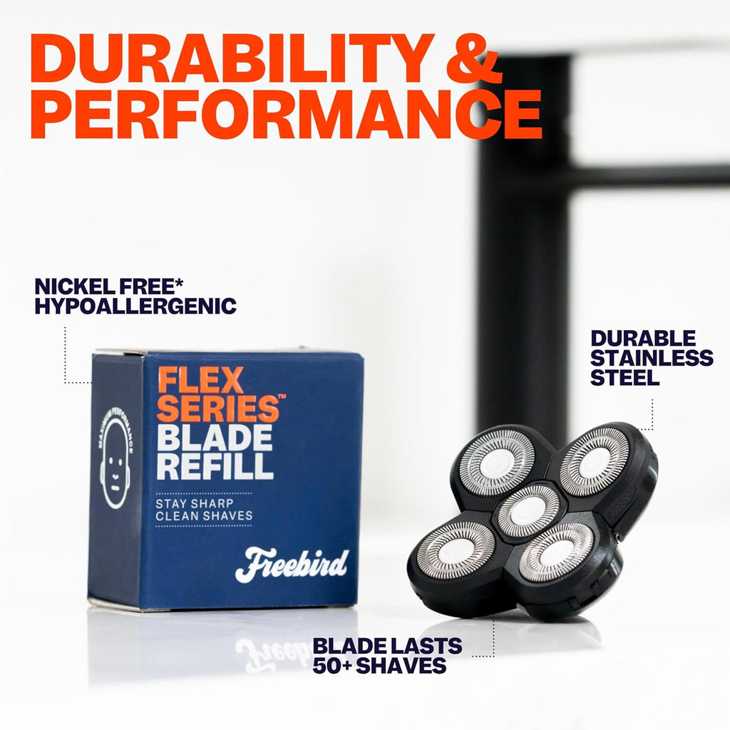 Freebird FlexSeries - Paquete de 3 repuestos de cuchillas oficiales...