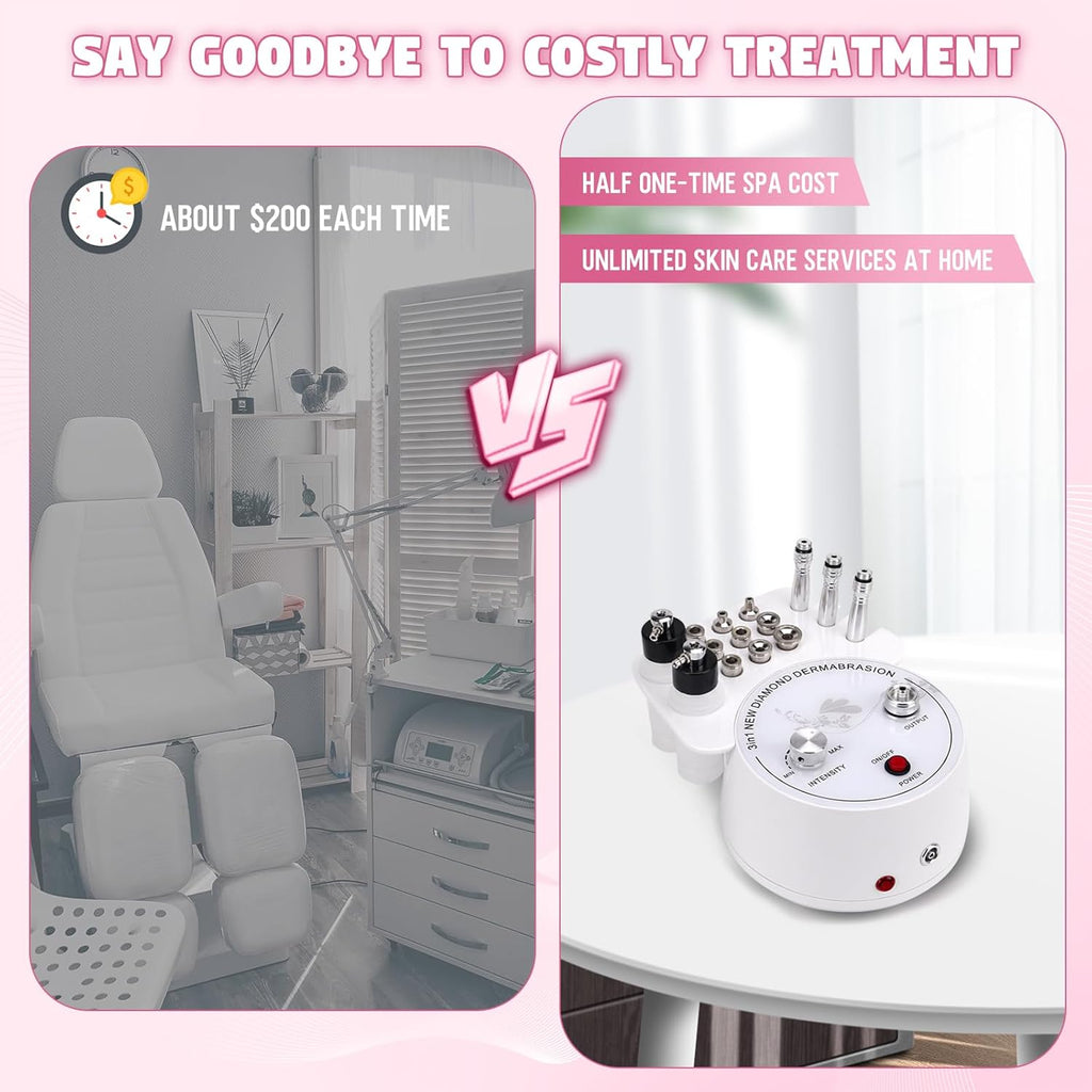 【3 en 1】Máquina de microdermoabrasión, dispositivos faciales profes...