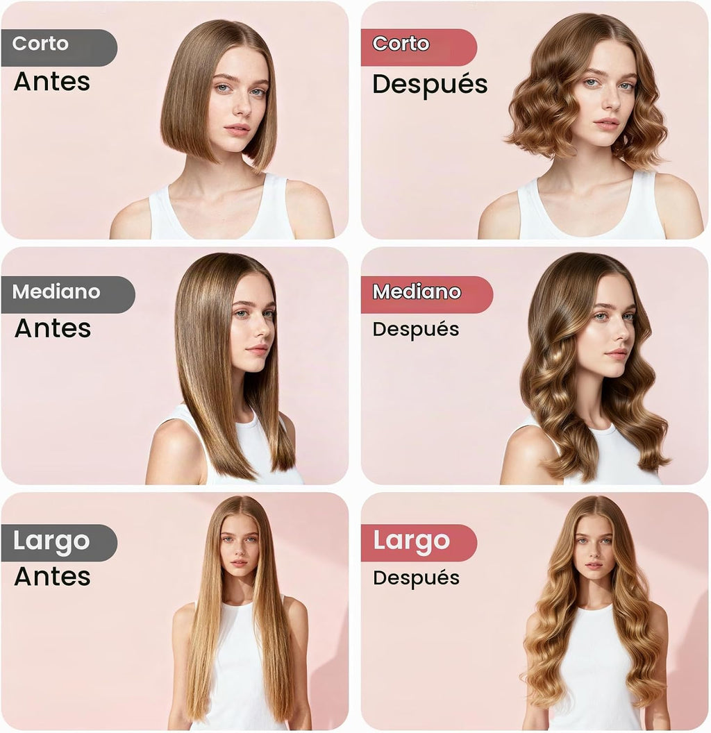 JAETON - Varita rizadora de cabello de 1 1\/4 pulgadas para rizos s...