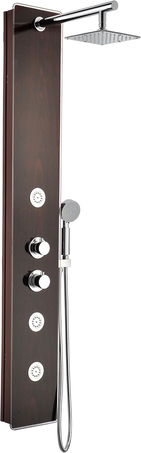 ANZZI Panel de Ducha de 59", Serie Pure, Sistema de Panel de Du...