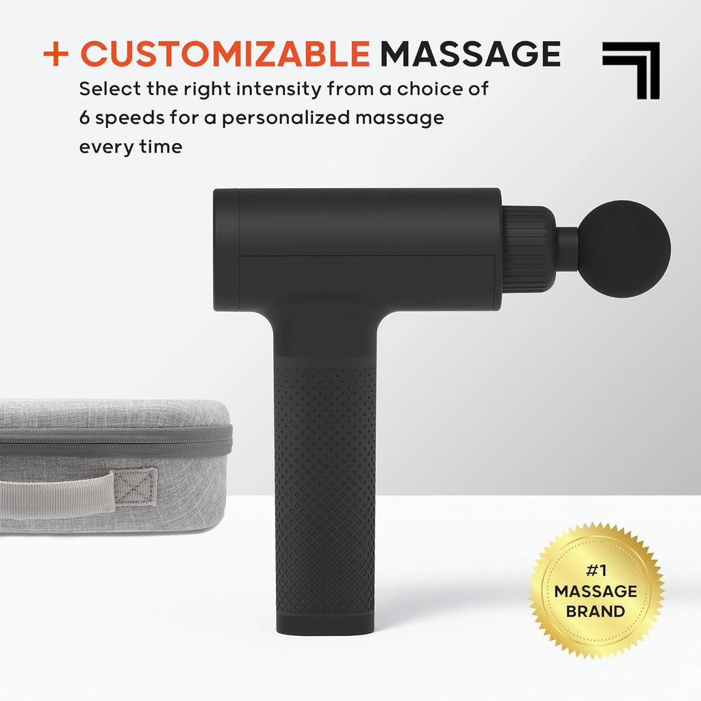 Sharper Image Deep Tissue Percussion Massage Gun, Powerboost Rechar...