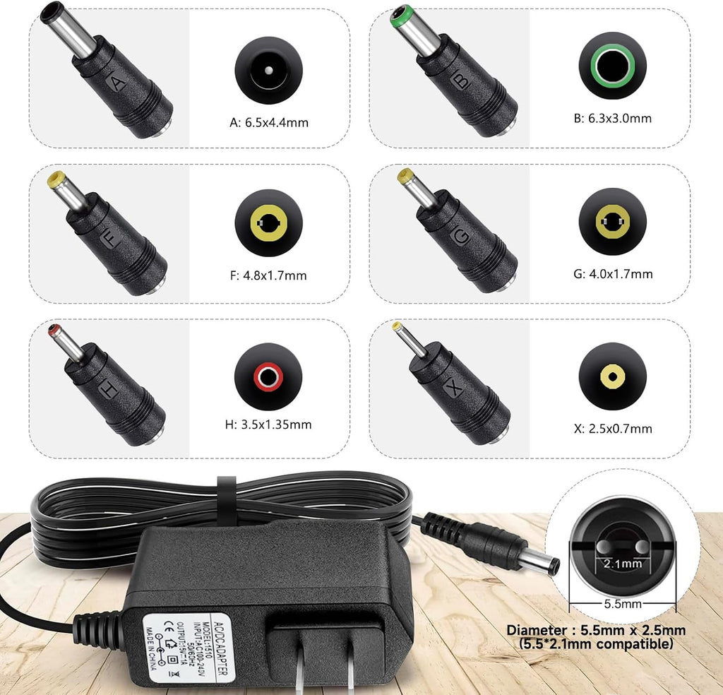DC 15V 1A Cargador de cable de alimentación de arranque de coche pa...