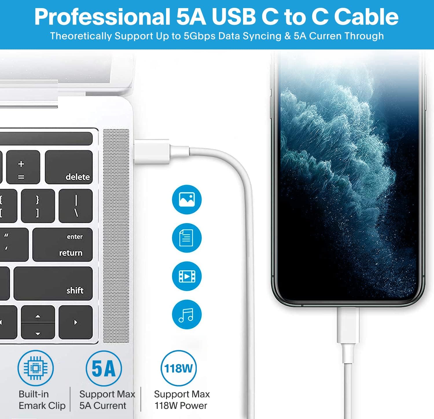 Cargador Mac Book Pro \u2013 Adaptador de corriente de cargador ráp...