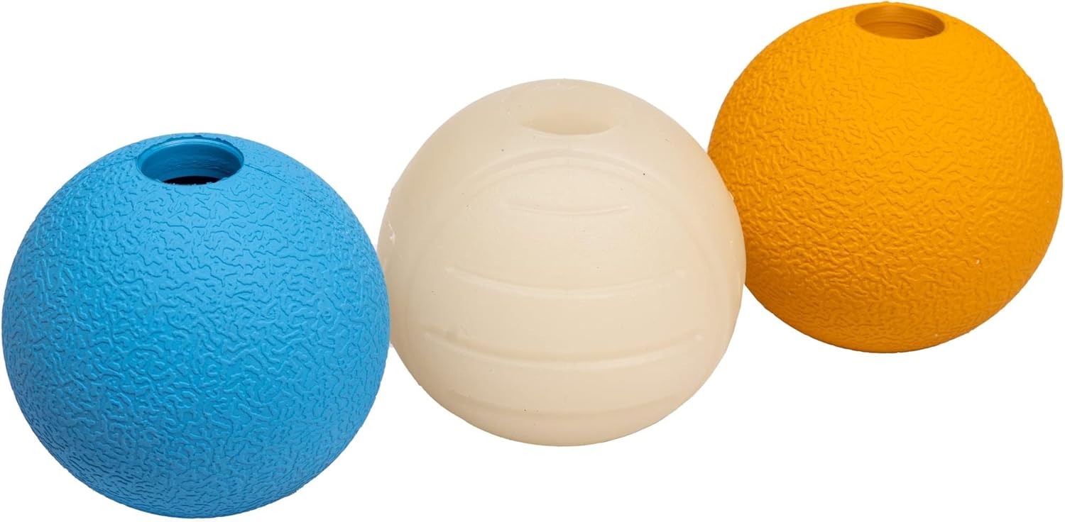 Amazon Basics Interactive Bouncy - Pelotas de juguete de goma durad...