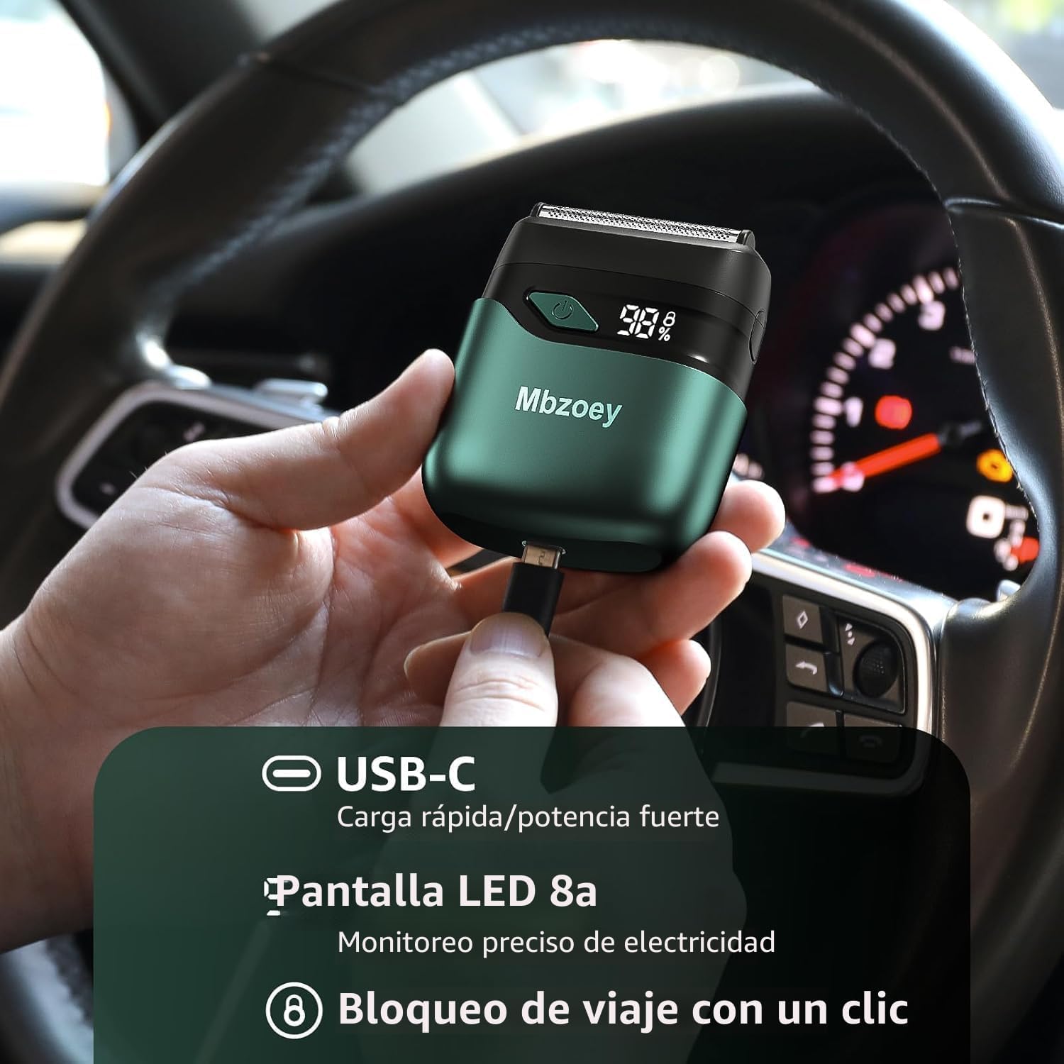 Afeitadoras eléctricas de papel de aluminio para hombres, mini maqu...