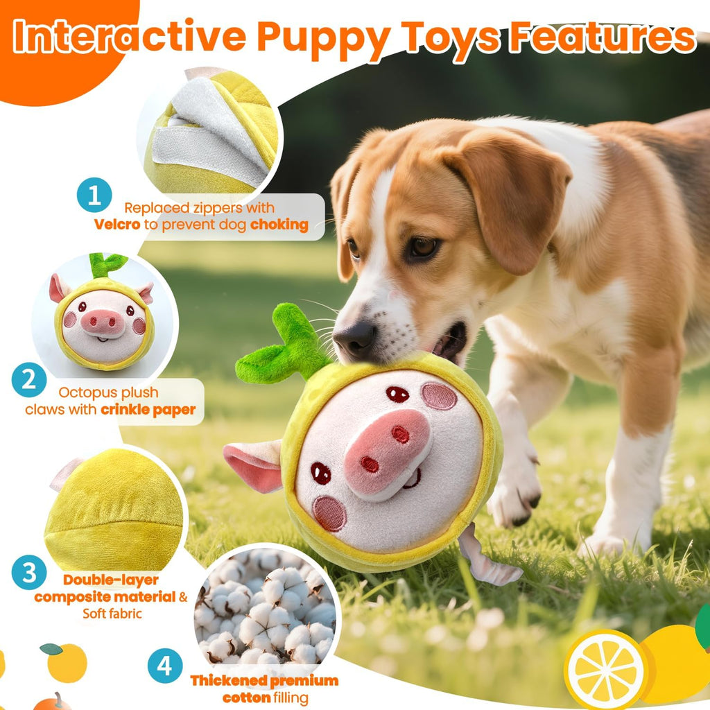 Hanarook Juguetes Interactivos para Perros, [Recientemente Mejorado...