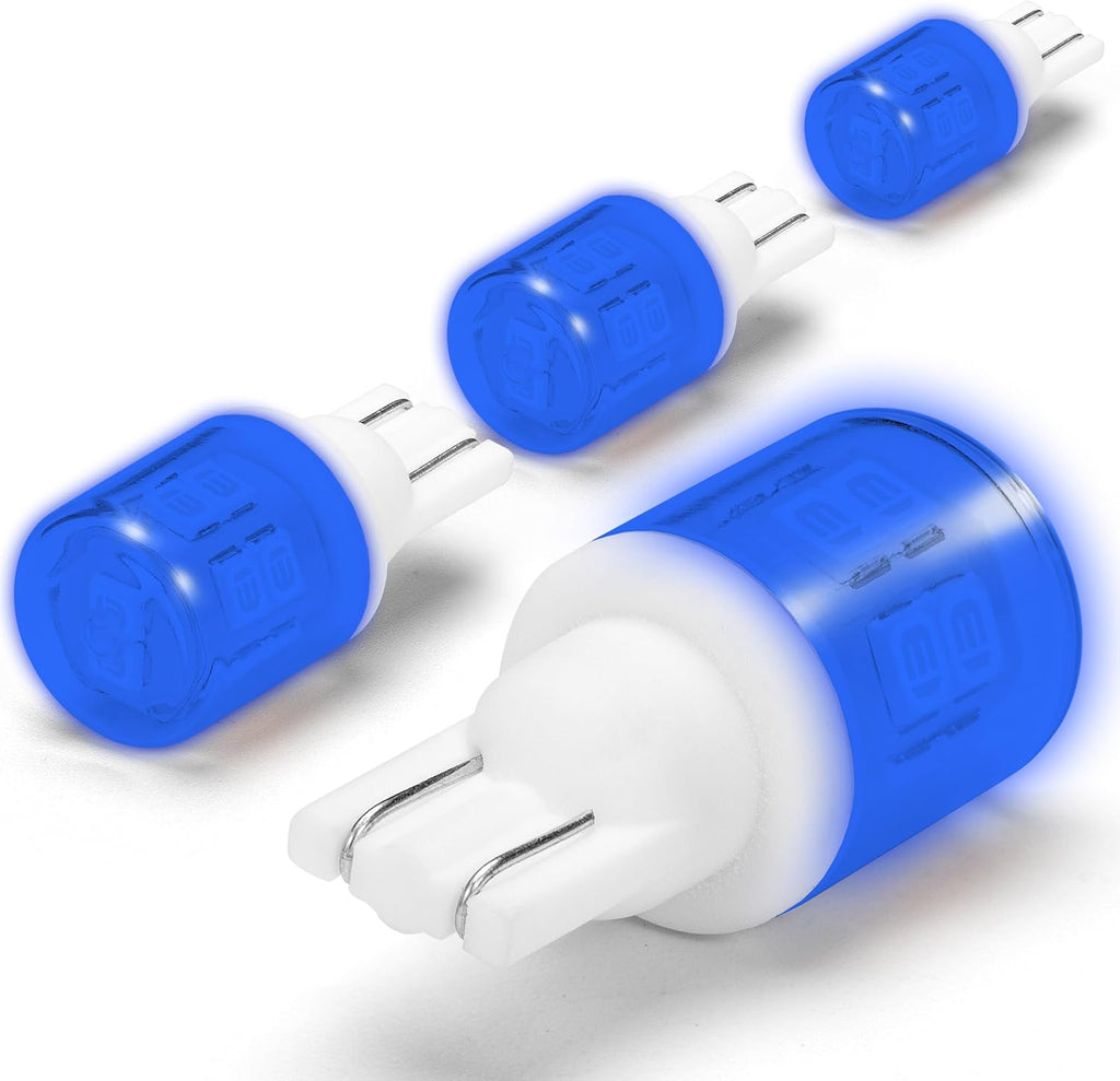 Ziomitus T10 194 912 921 906 2825 Foco LED azul 168 T10, focos de r...
