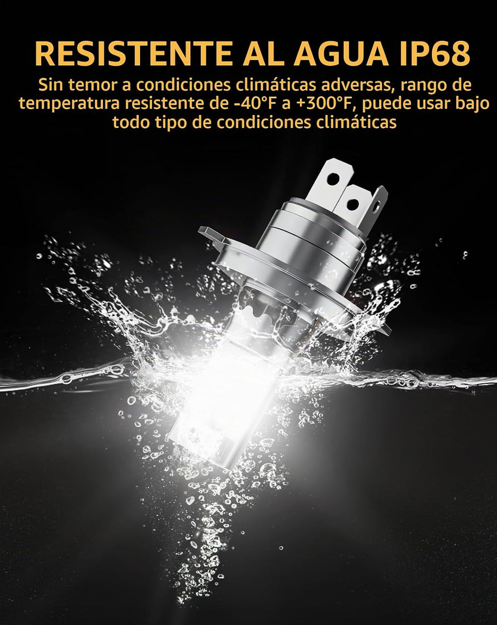 MIFMIA Bombillas 1000% más brillantes de 6500 K blanco frío, tamaño...
