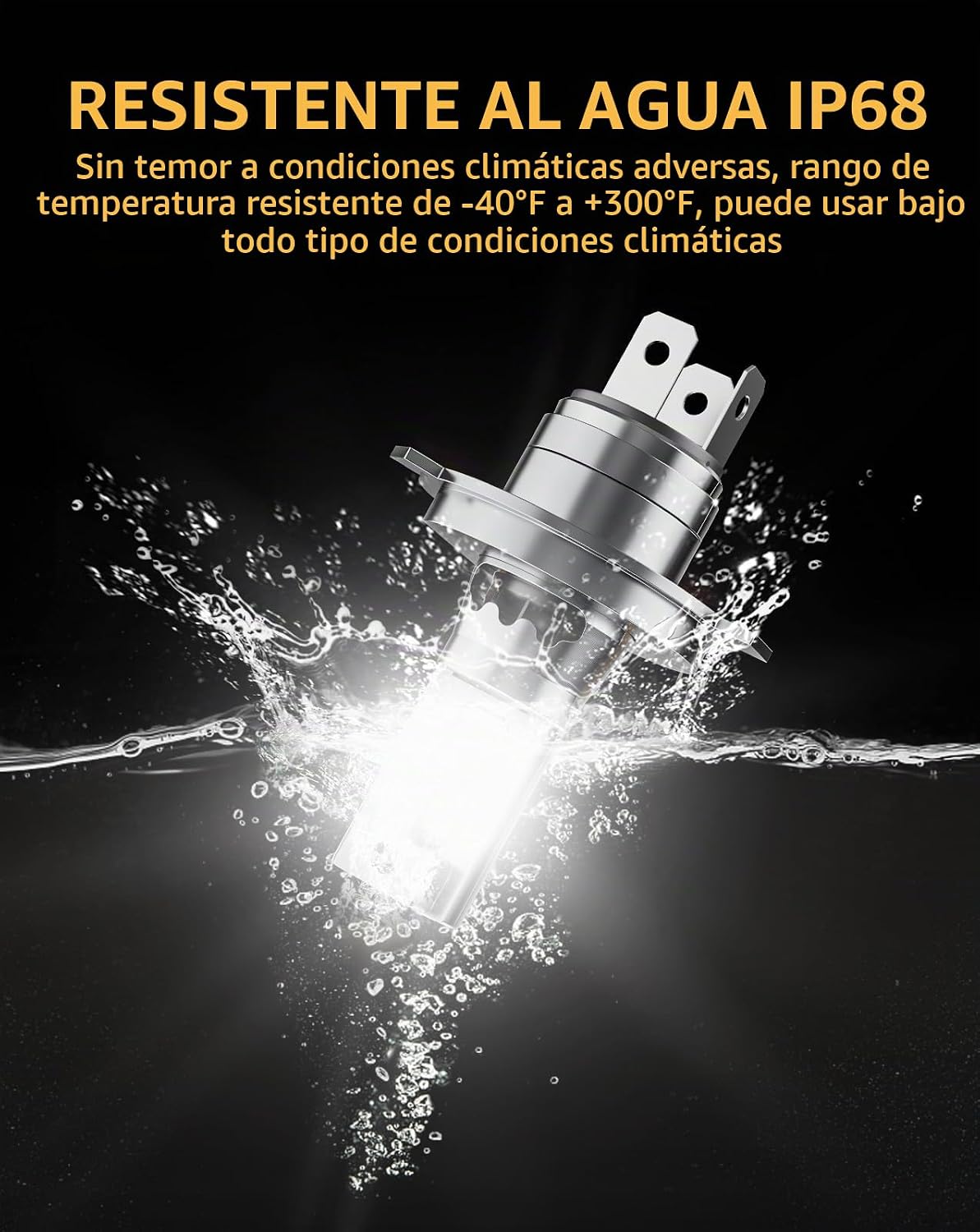 MIFMIA Bombillas 1000% más brillantes de 6500 K blanco frío, tamaño...