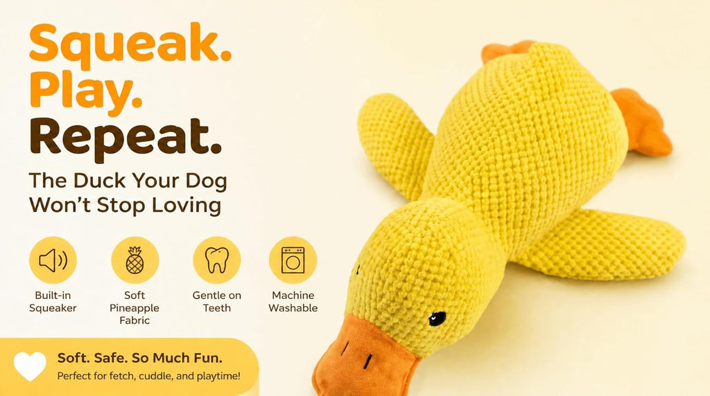 Paw-FECT Piece - Juguete calmante de felpa para perro, con sonido d...