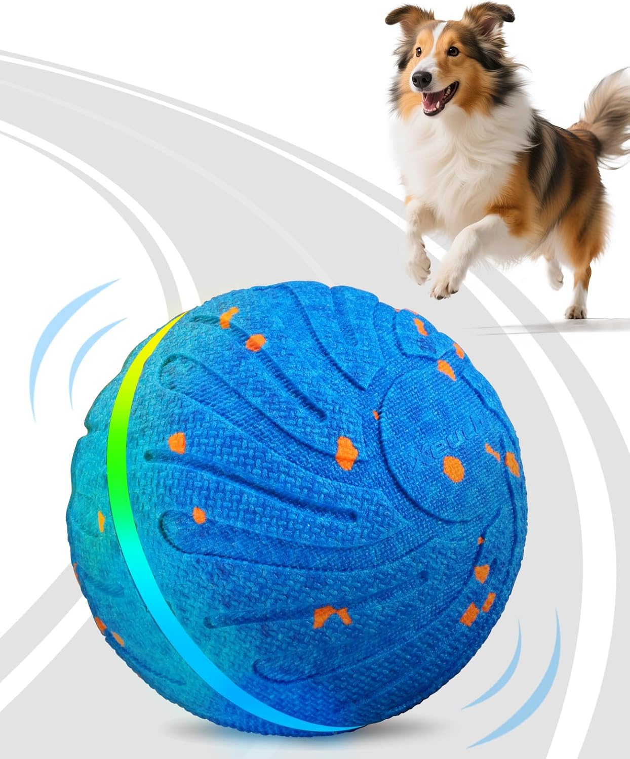 Xeuch Pelotas Interactivas Inteligentes para Perros, Pelota con Mov...