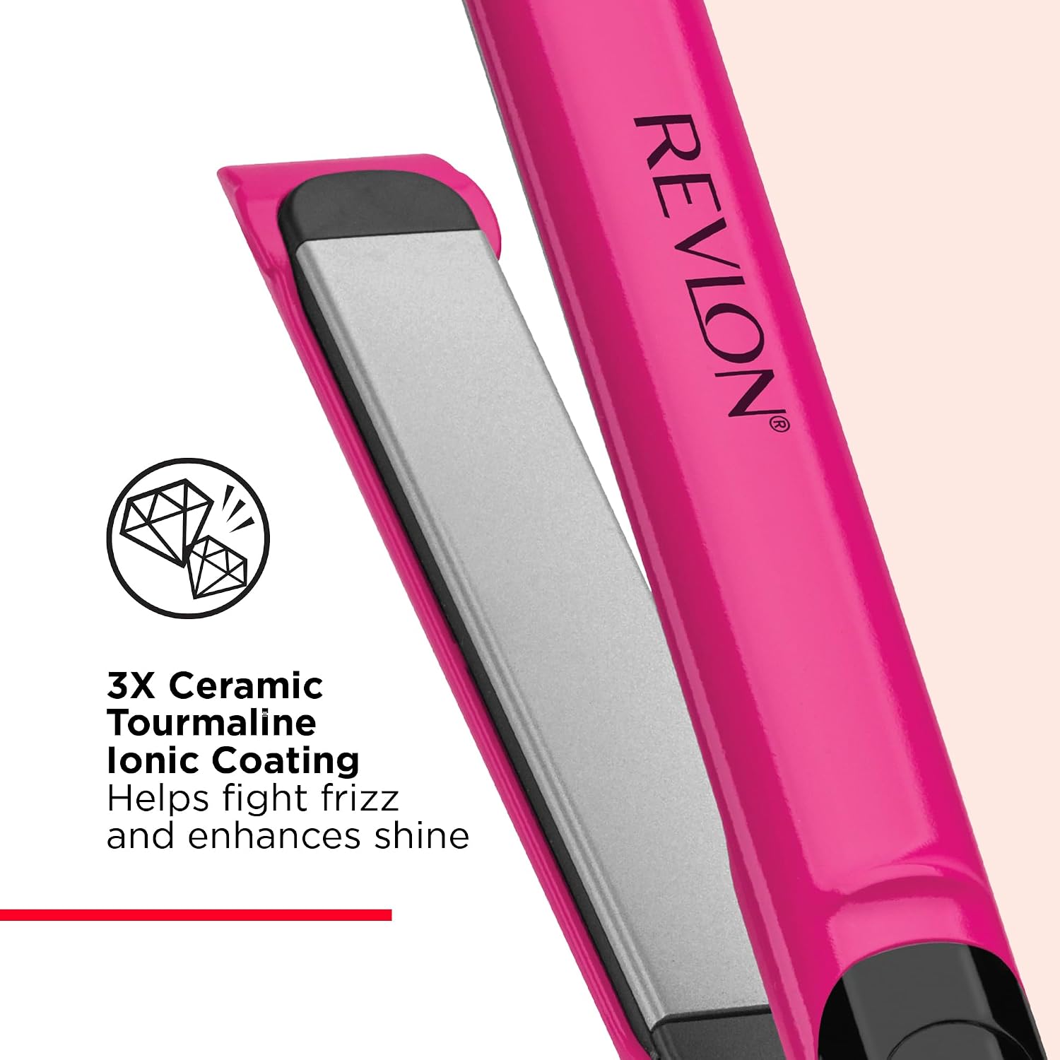 Revlon Smooth Brilliance Plancha de cabello de cerámica | Desliza s...