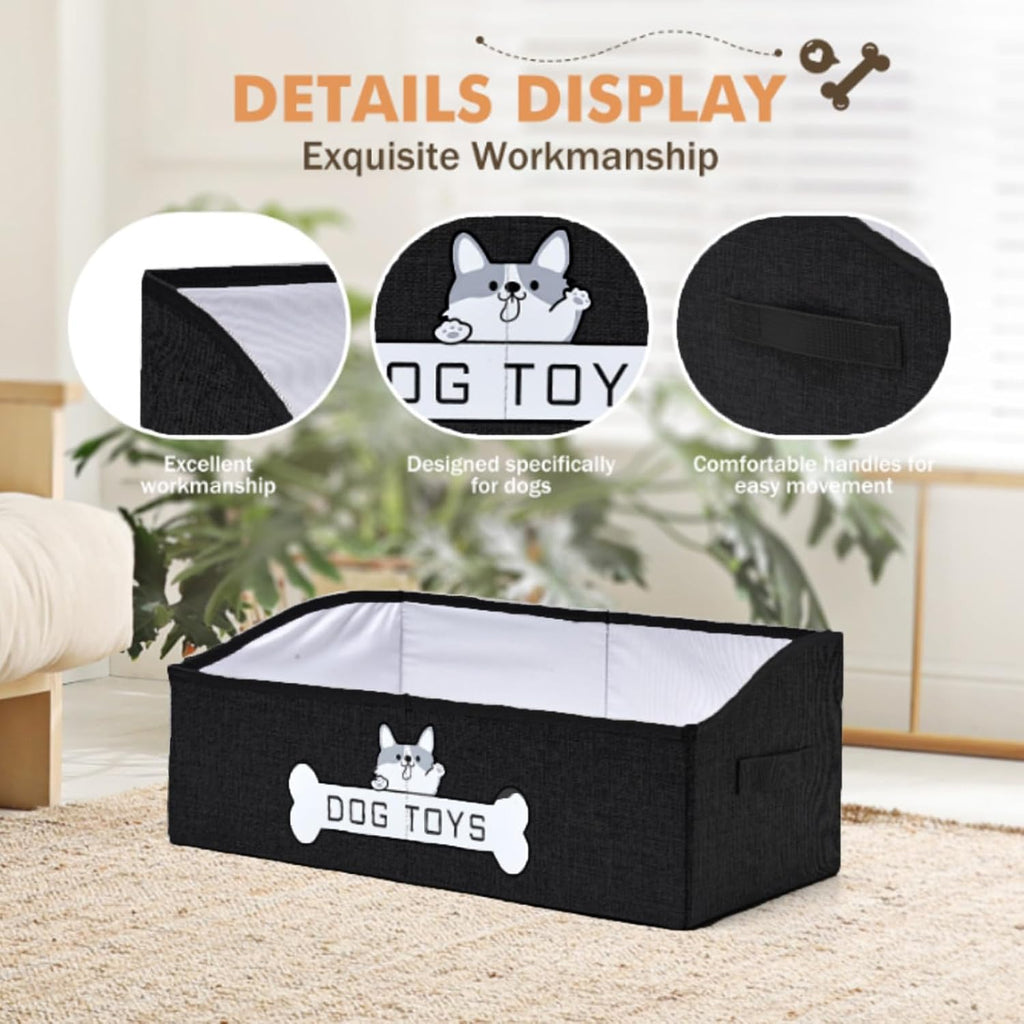 Mutiearo Cesta de juguetes para perros, especialmente diseñada para...