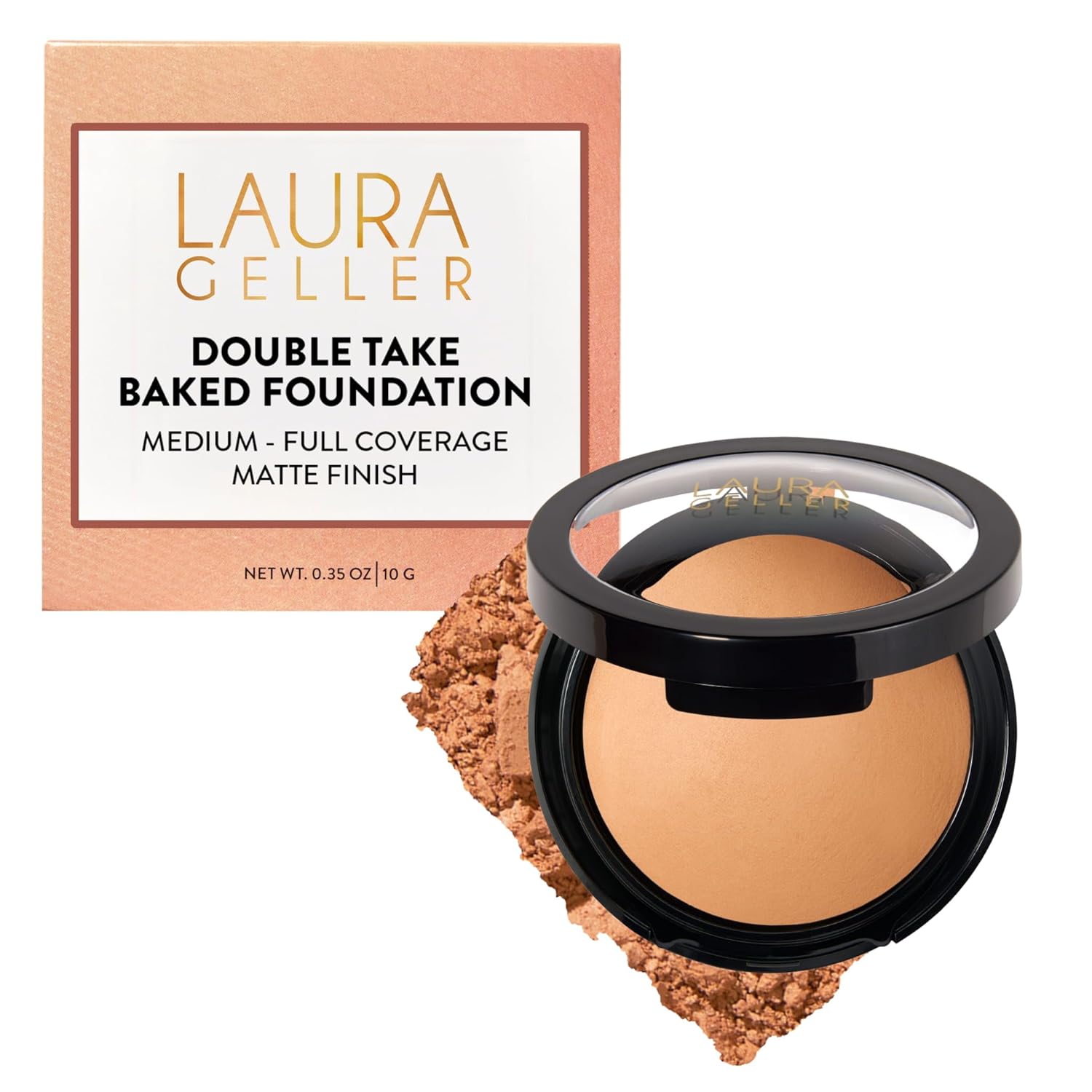 LAURA GELLER NEW YORK Base en Polvo Baked Double Take - Dorado Medi...