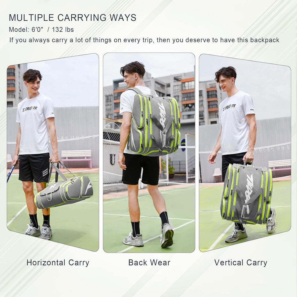 TILDOSAC Bolsa de pickleball \u2013 Bolsa grande de paleta para 4 p...