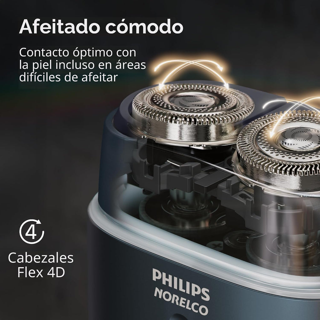 Philips Norelco Shaver serie 700 - Afeitadora eléctrica compacta, s...