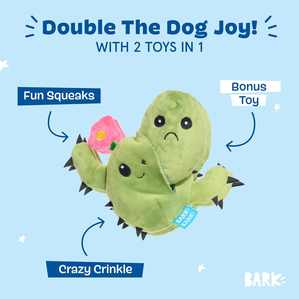 Barkbox Consuela The Cactus Juguete de Peluche Interactivo 2 en 1 p...