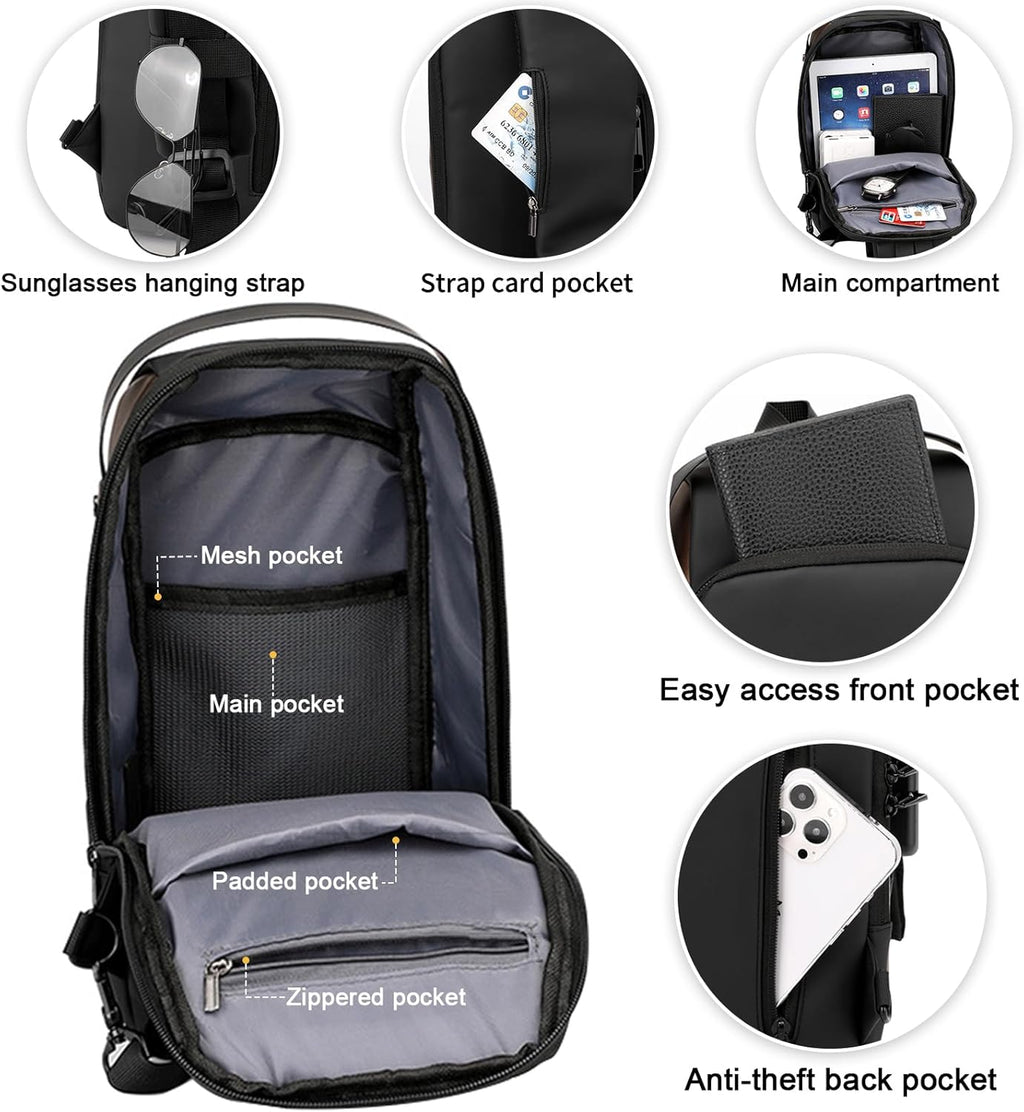 Peicees Bolso Cruzado para Hombre Bolsos para Hombre Bolso para Hom...