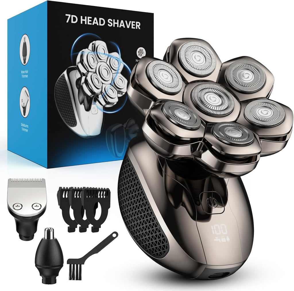 Feysfew Afeitadora de cabeza para hombres calvos, maquinilla de afe...