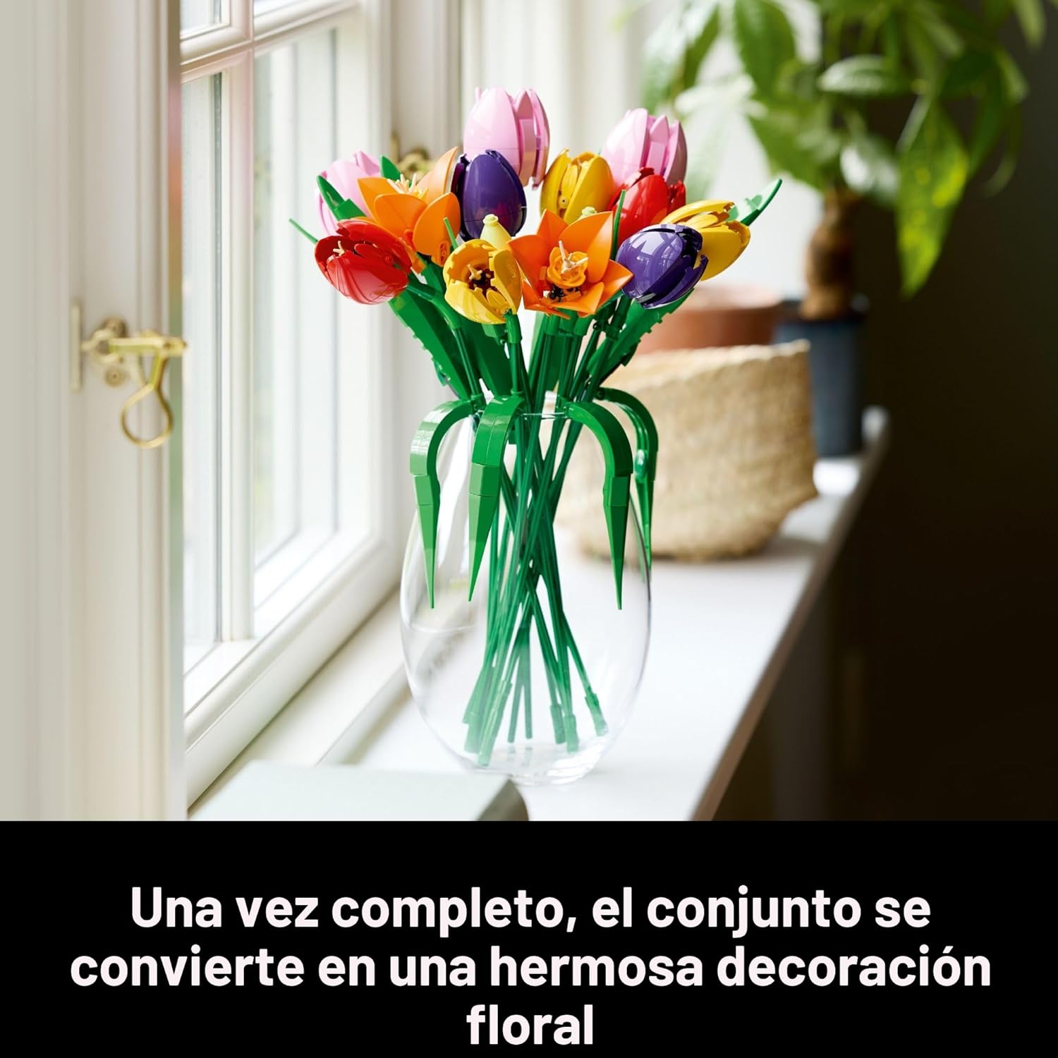 LEGO Botanicals - Juego de construcción de ramo de tulipanes para a...