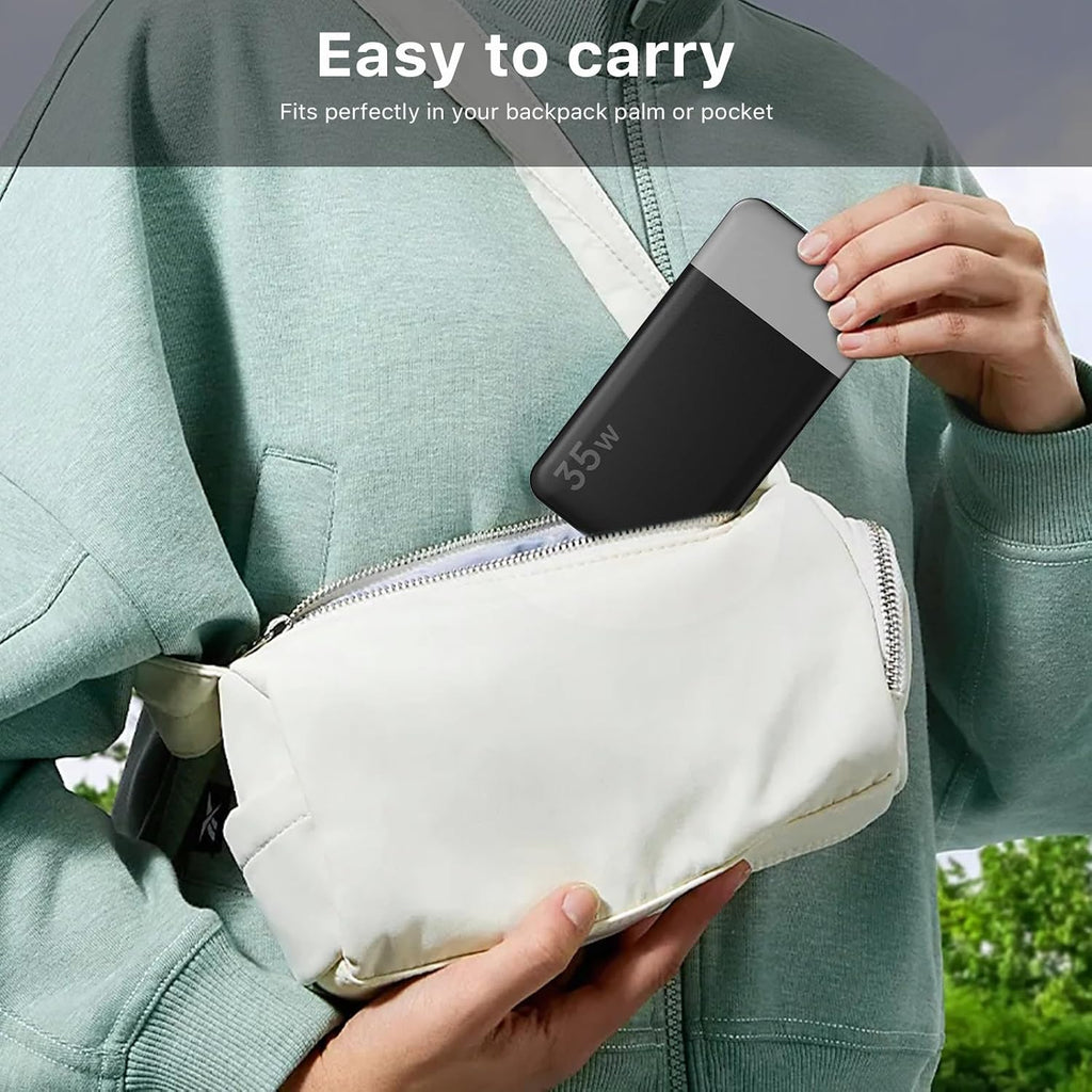 NOBIS Cargador portátil, cargador de batería de 10000 mAh de carga...