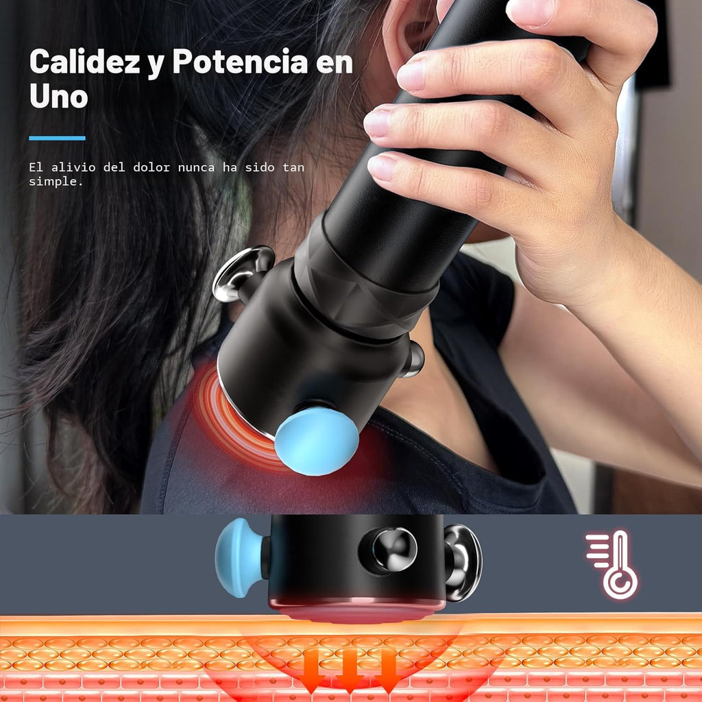 HYAKO Masajeador de terapia Pro R1 - Masajeador de vibración de tej...