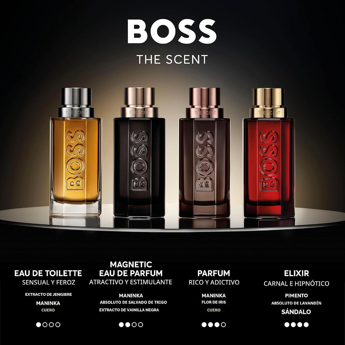 Hugo Boss The Scent Eau de Toilette Set de regalo de 3 piezas (valo...