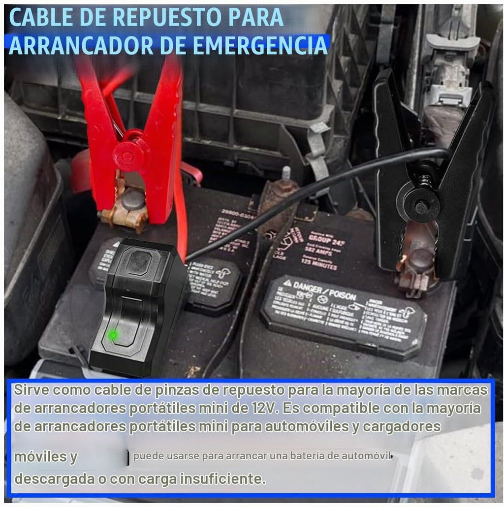 Abrazaderas de arranque inteligentes, cables de abrazadera de refue...