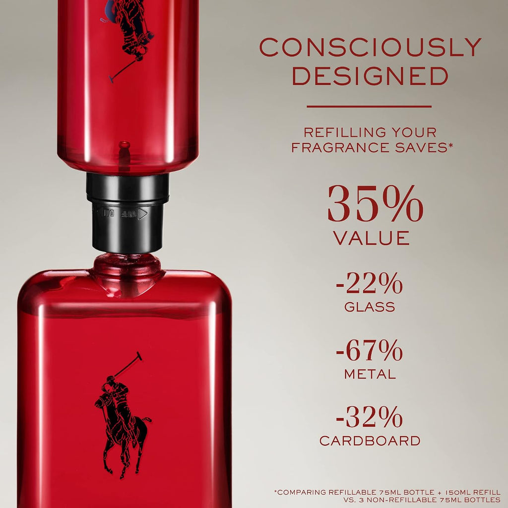 FRAGANCIAS RALPH LAUREN - Polo Red - Eau de Toilette - Colonia para...