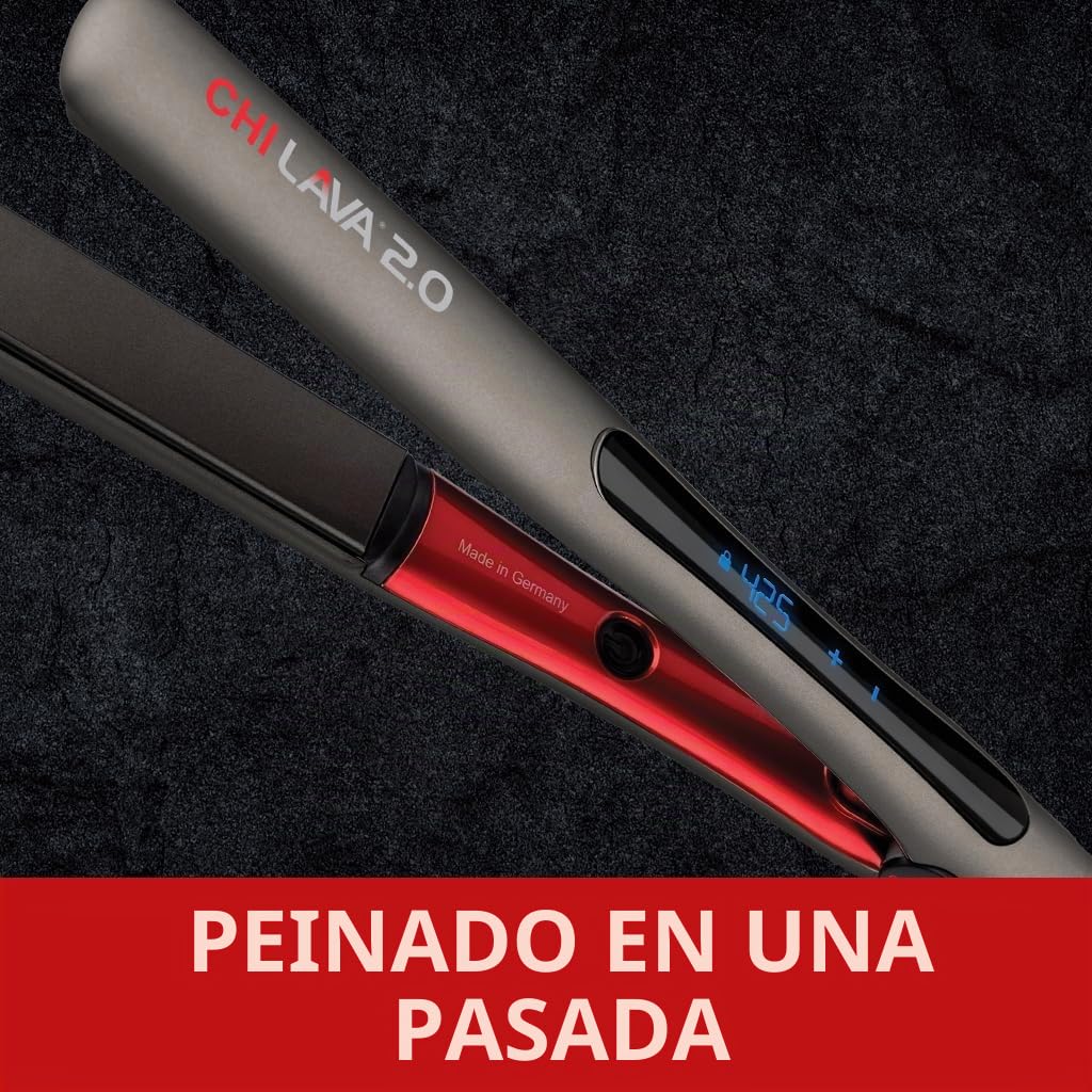 Plancha para peinado CHI Lava 2.0, alisador de cabello plano para u...