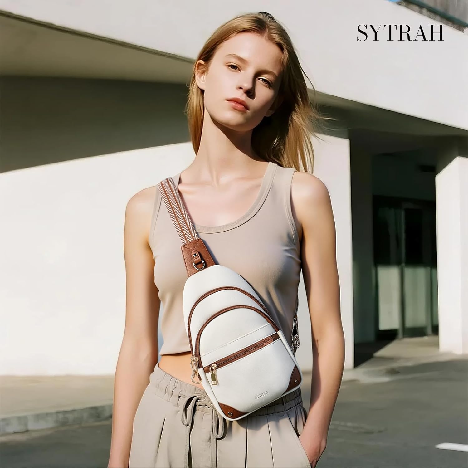 SYTRAH Bolsas cruzadas antirrobo para mujer, bolsa de viaje RFID, b...