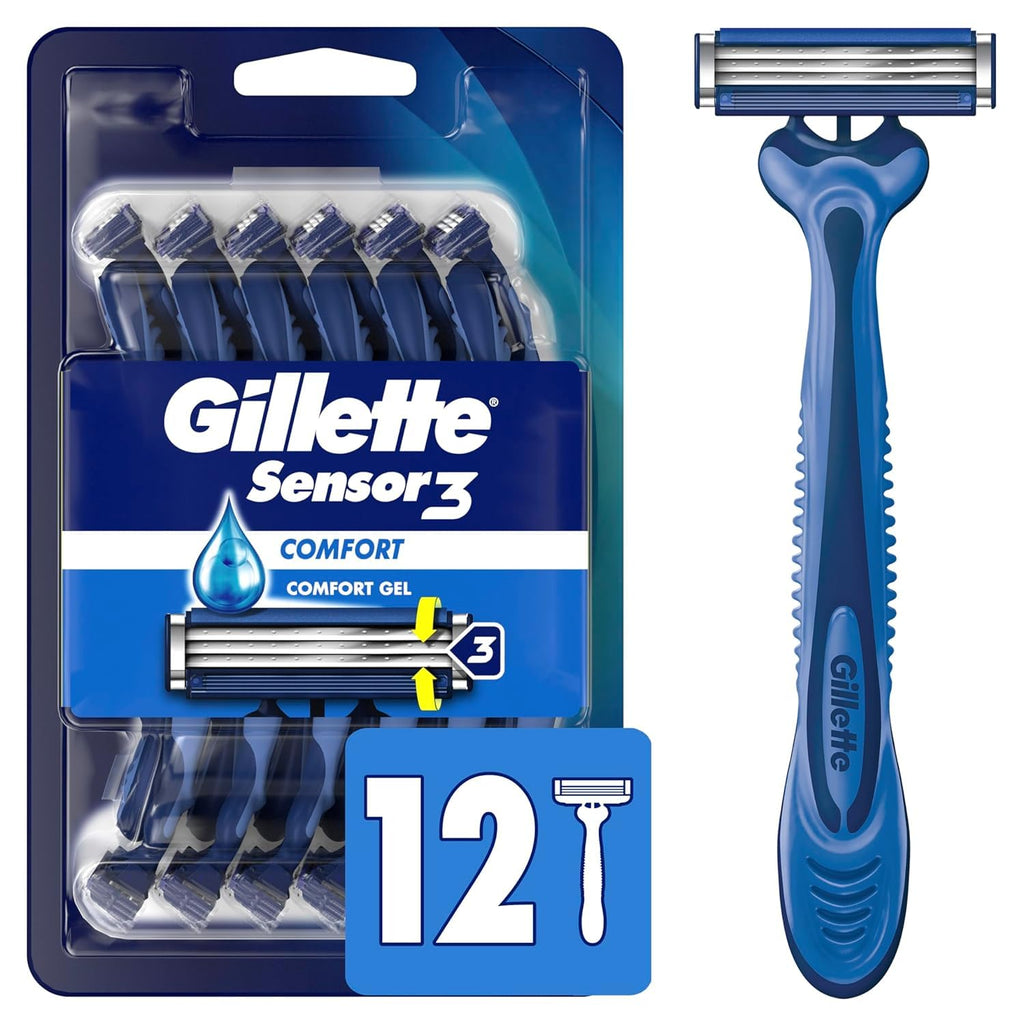 Maquinillas de afeitar desechables Gillette Sensor3 Comfort para ho...