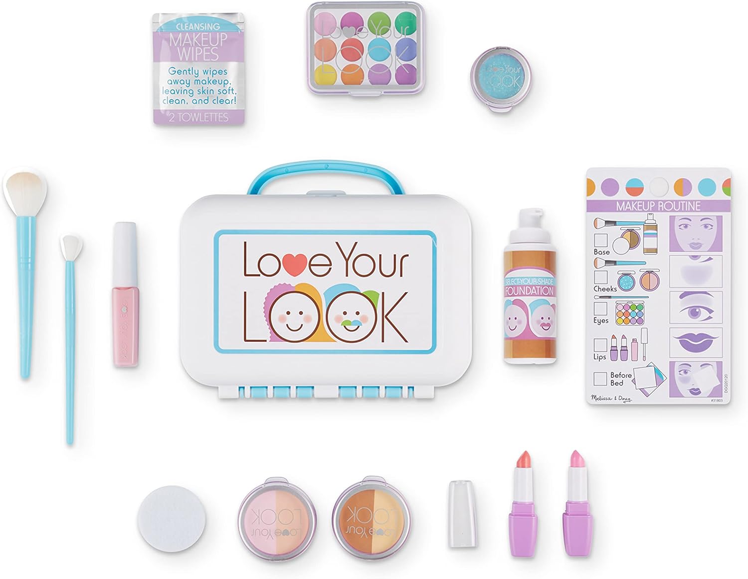 Melissa &amp; Doug Kit de Maquillaje de Simulación "Love Your L...