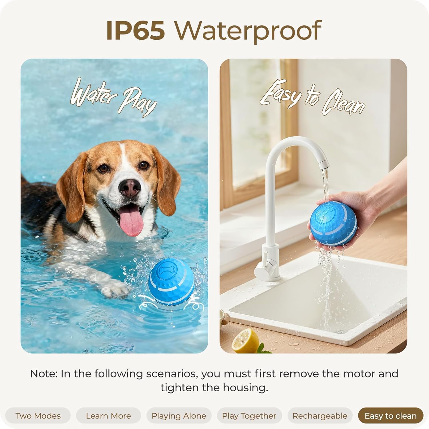 Apasiri - Juguetes interactivos para perros: Bolas para perros que...