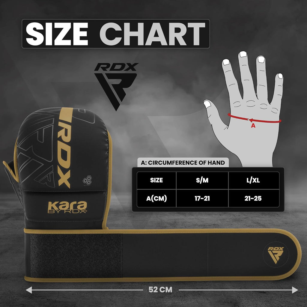 Guantes RDX MMA para artes marciales, boxeo, entrenamiento de comba...