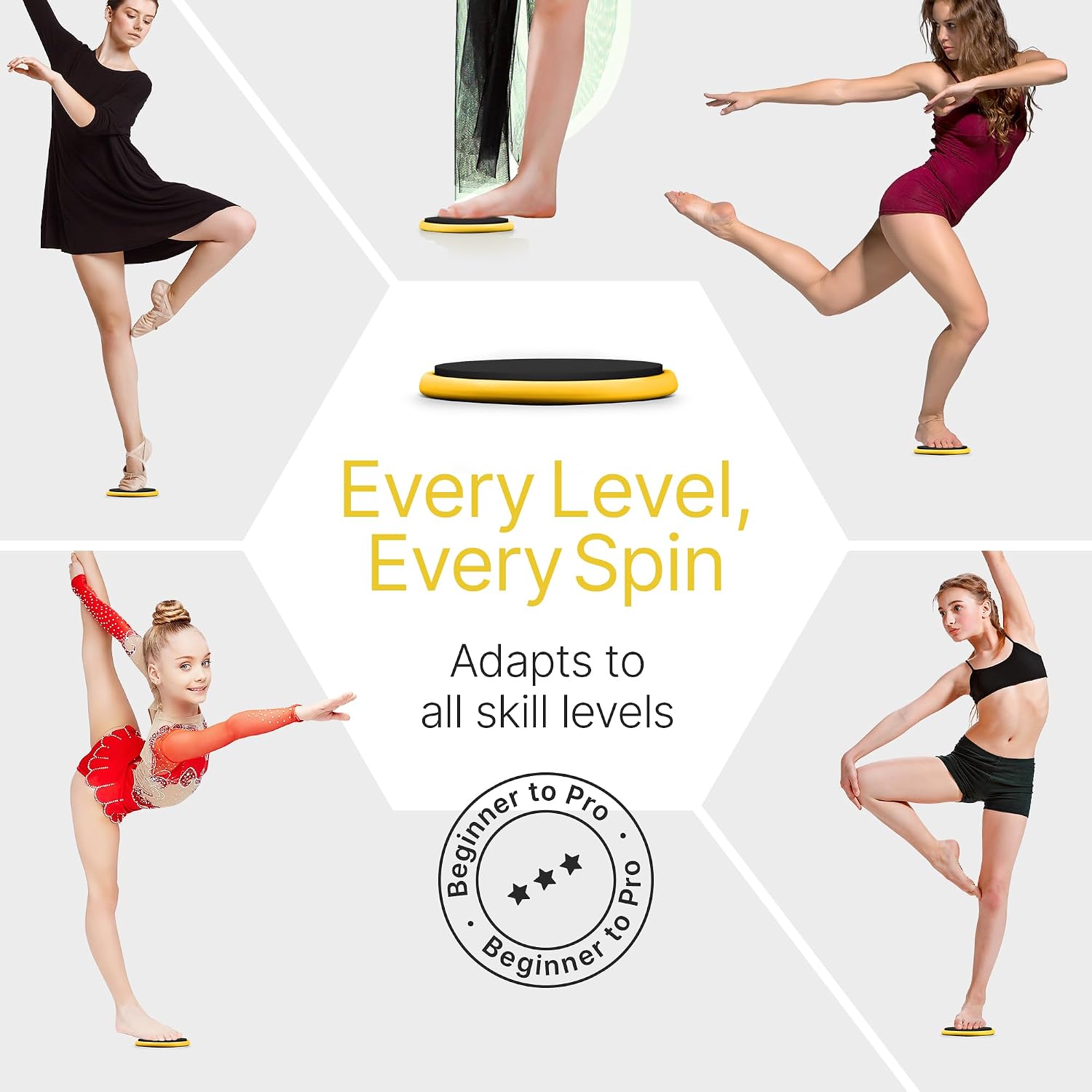 Tablas giratorias prémium para bailarines \u2013 Mejora los giros,...