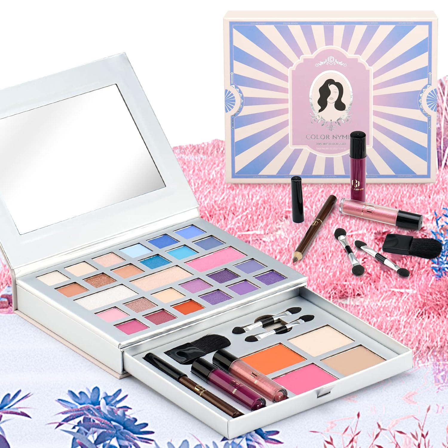 Color Nymph Kit de maquillaje para adolescentes, kit de maquillaje...