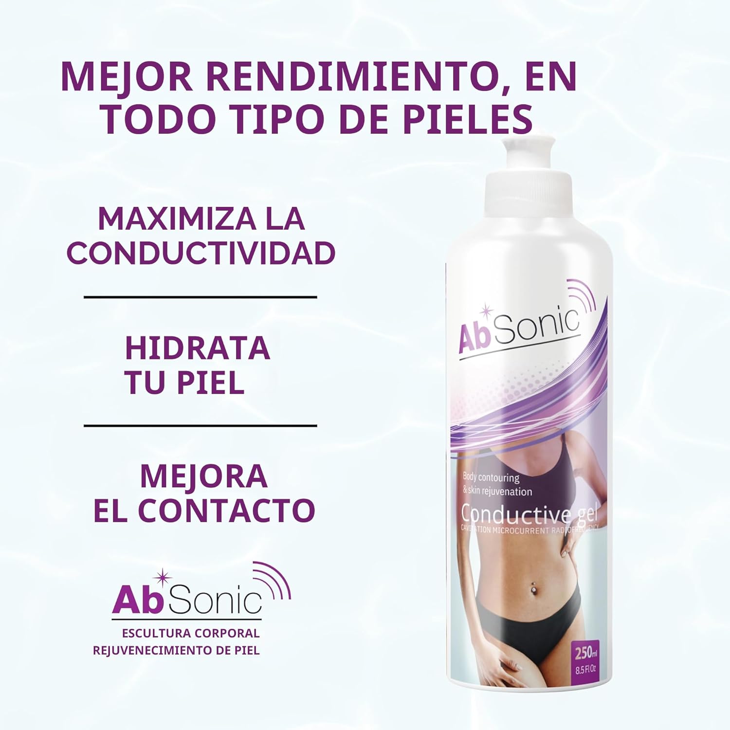 Absonic - Gel conductor para estimuladores abdominales, estimulació...