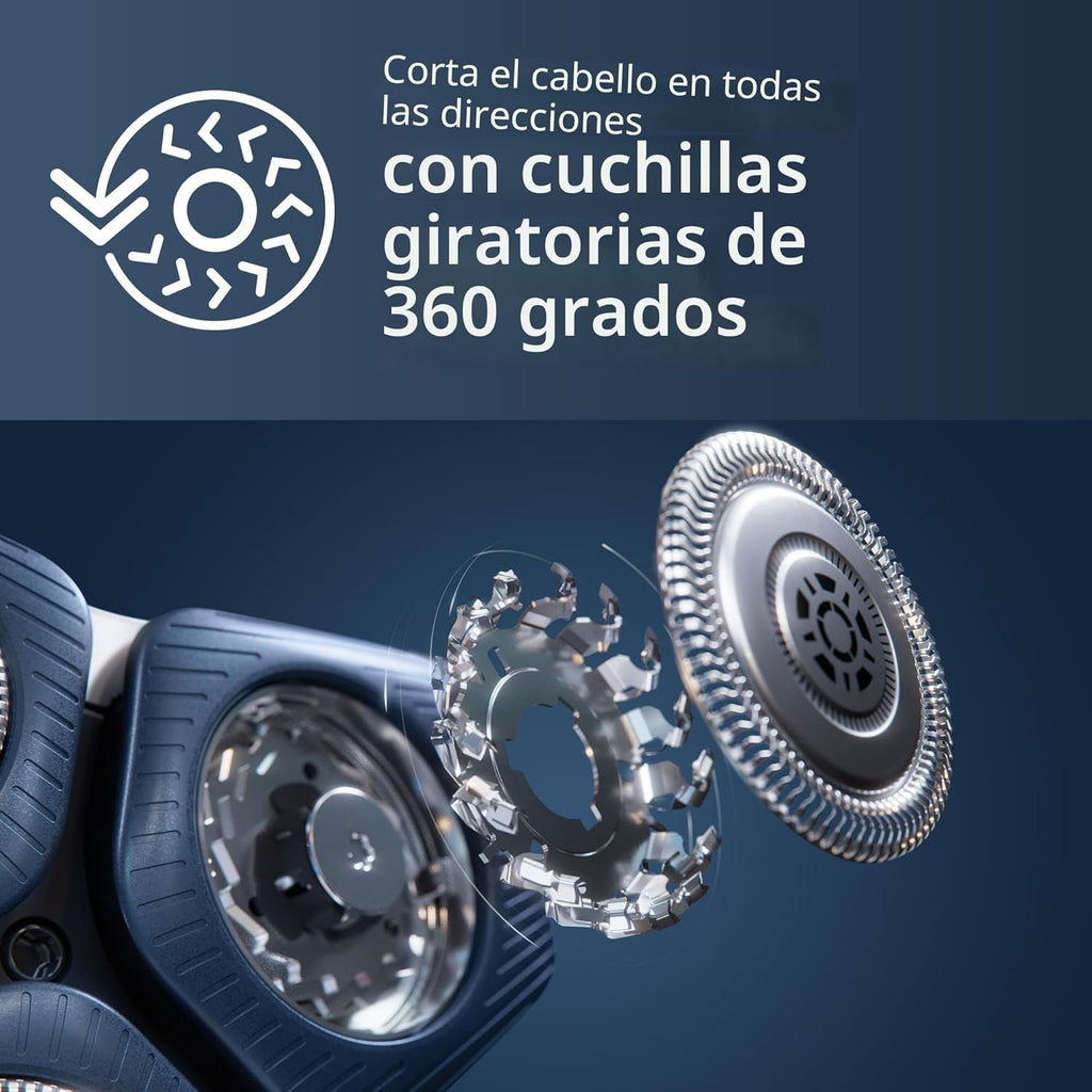 Philips Norelco Shaver Series 7000, afeitadora eléctrica húmeda y s...